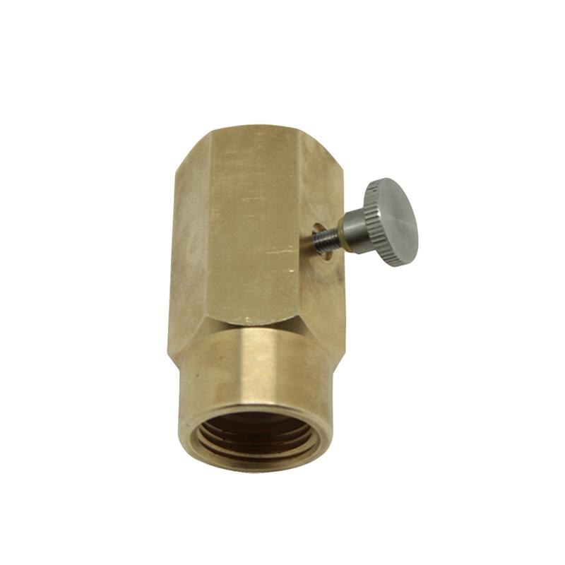 TR21-4 To CGA-320 Adapter Sparkling Water Machine CO2 Tank Connector (Golden)