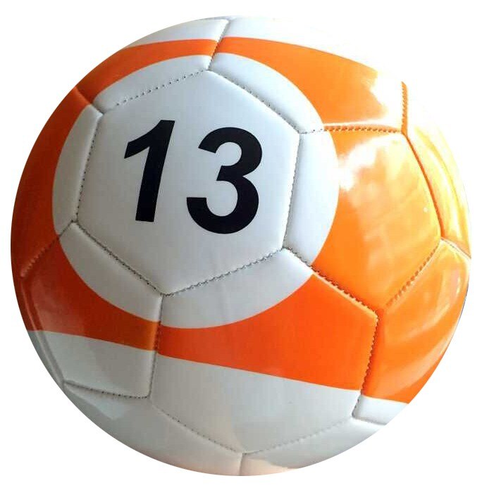 3 # Gaint Snook Sfera Snookball Snooker Biliardo Calcio 8 Pollici Gioco Enorme Piscina di Calcio Includono Pompa di Aria di Calcio Del Giocattolo poolball: No13