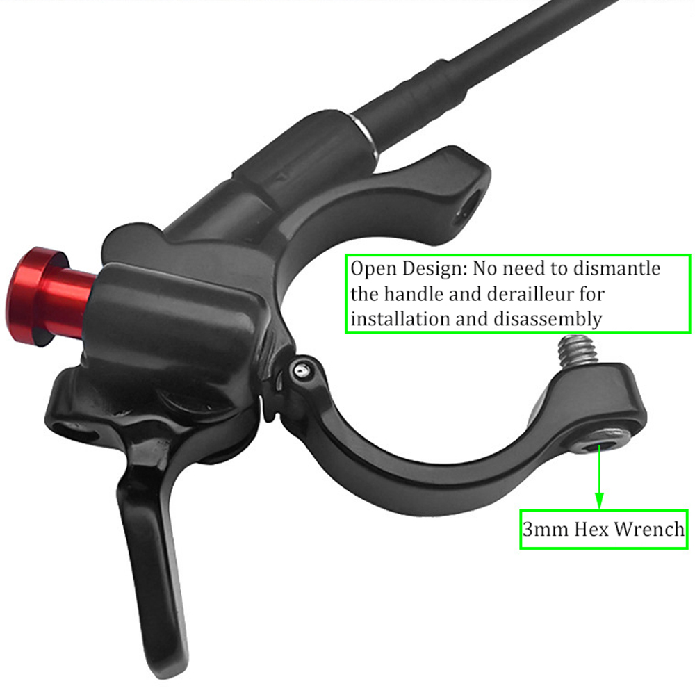 Mtb Fiets Afstandsbediening Lockout Hendel Kabel Bediening Voorvork Schakelaar Luchtvork Draad Controller Fiets Accessoires