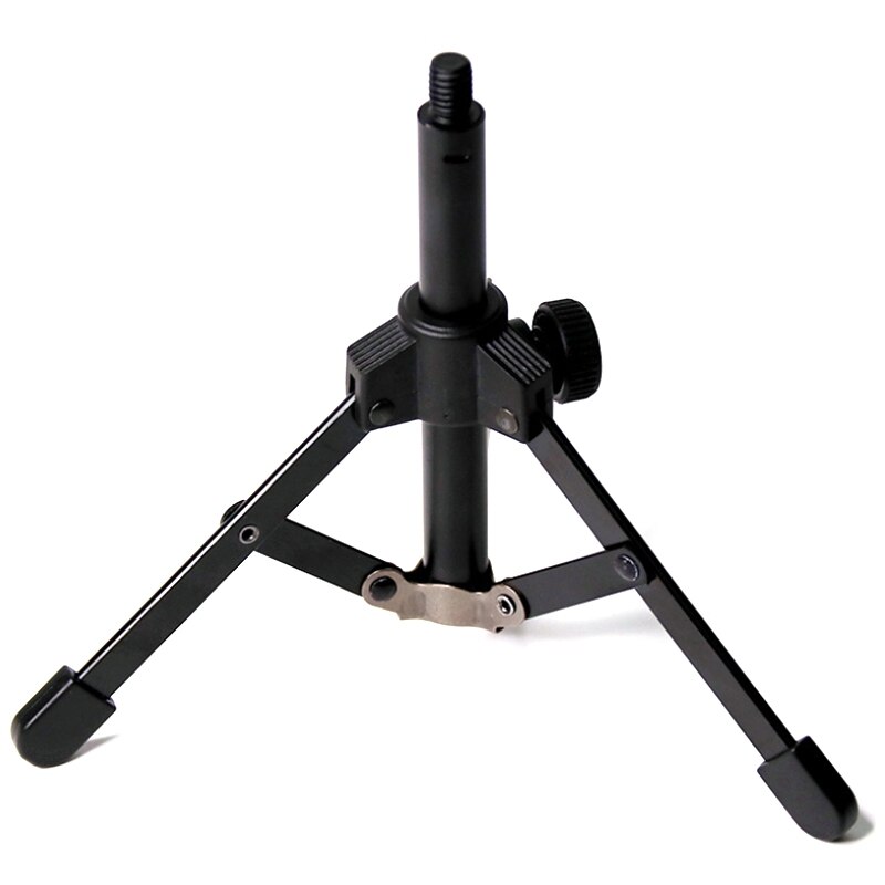 Foldable Tripod Desktop Microphone Stand Holder for Podcasts, Online Chat, Conferences, Lectures,Meetings, and More: Default Title