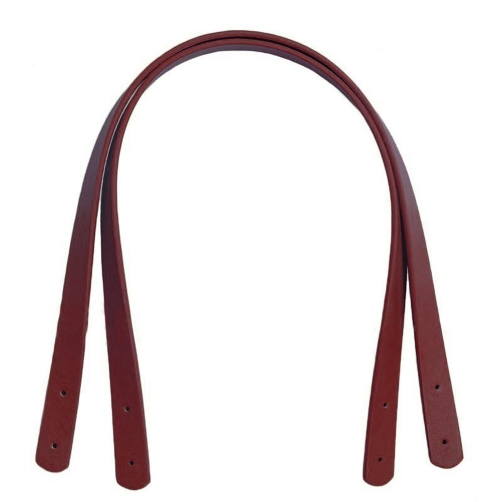 2 pçs saco cinto destacável alça de couro do plutônio senhora bolsa de ombro acessórios de substituição diy bolsa alça: Azul