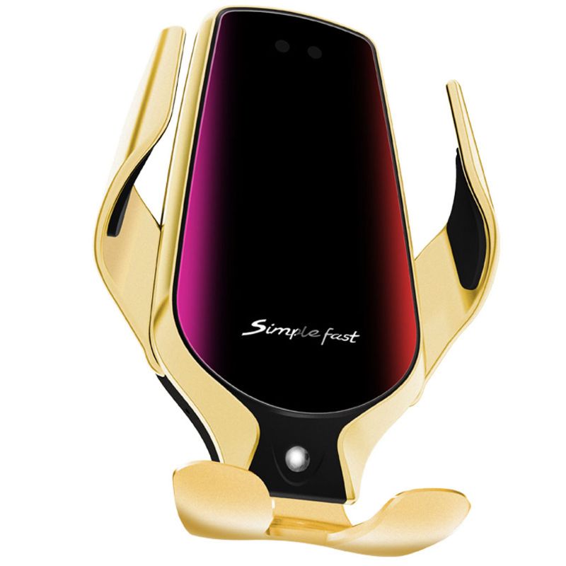 Ir Smart Sensor Auto Draadloze Oplader Automatische Spannen 10W Snelle Opladen Mount