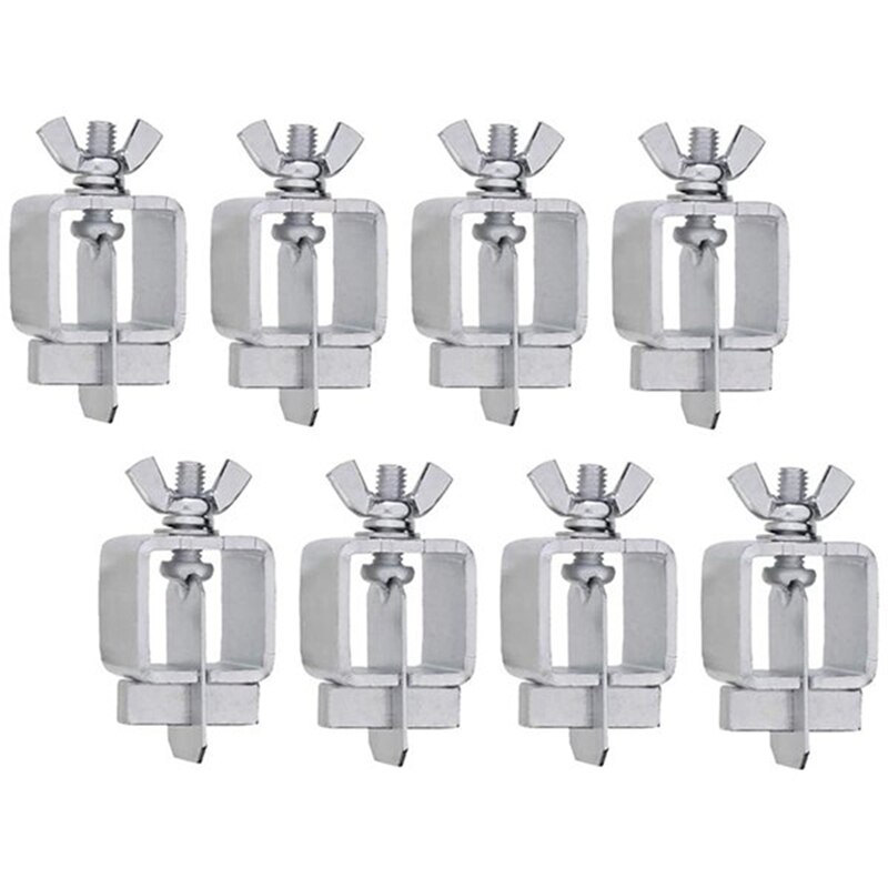 8 Piece Butt Weld Clamps,Small Weld Clamps,Welding Butterfly Clamps,Automatic Body Panel Clamps For Edge-To-Edge Welding: Default Title