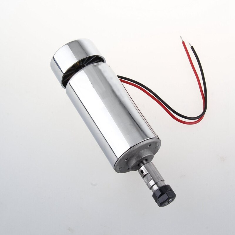 300W CNC Spindle Air-Cooling Spindle DC 12V-48V Spindle Motor ER11 Brushed DIY Engraving Machine Spindle