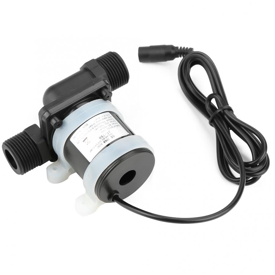 Mini dc kiertovesipumppu 12v -40 ~ 100 asteen harjaton moottori 700l/ h kumijalusta pitkä käyttöikä hiljainen
