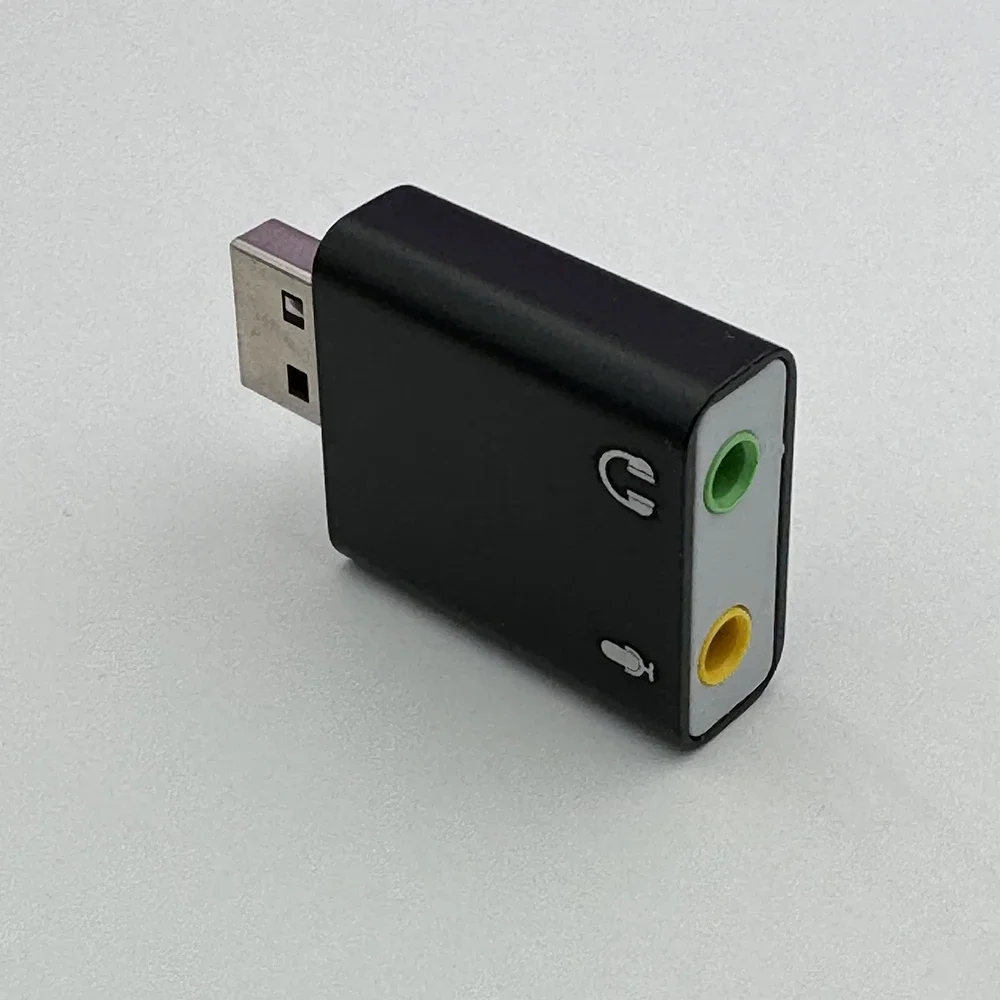 Placa de som interface de áudio usb adaptador de fone de ouvido placa de som para microfone alto-falante computador portátil placa de som externa