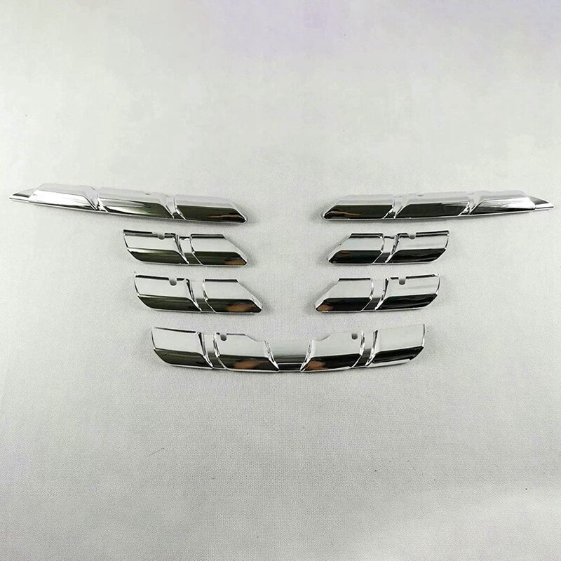 Voor renault kadjar achter mistlampen afdekkingen abs & auto front grille afdekking abs voor renault kadjar