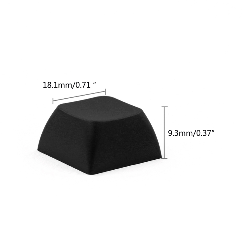 20Pcs PBT Blank Keycap 1U 1X XDA Profile No Print Keycap Set for DIY Mechanical Keyboard Installation MX Switches
