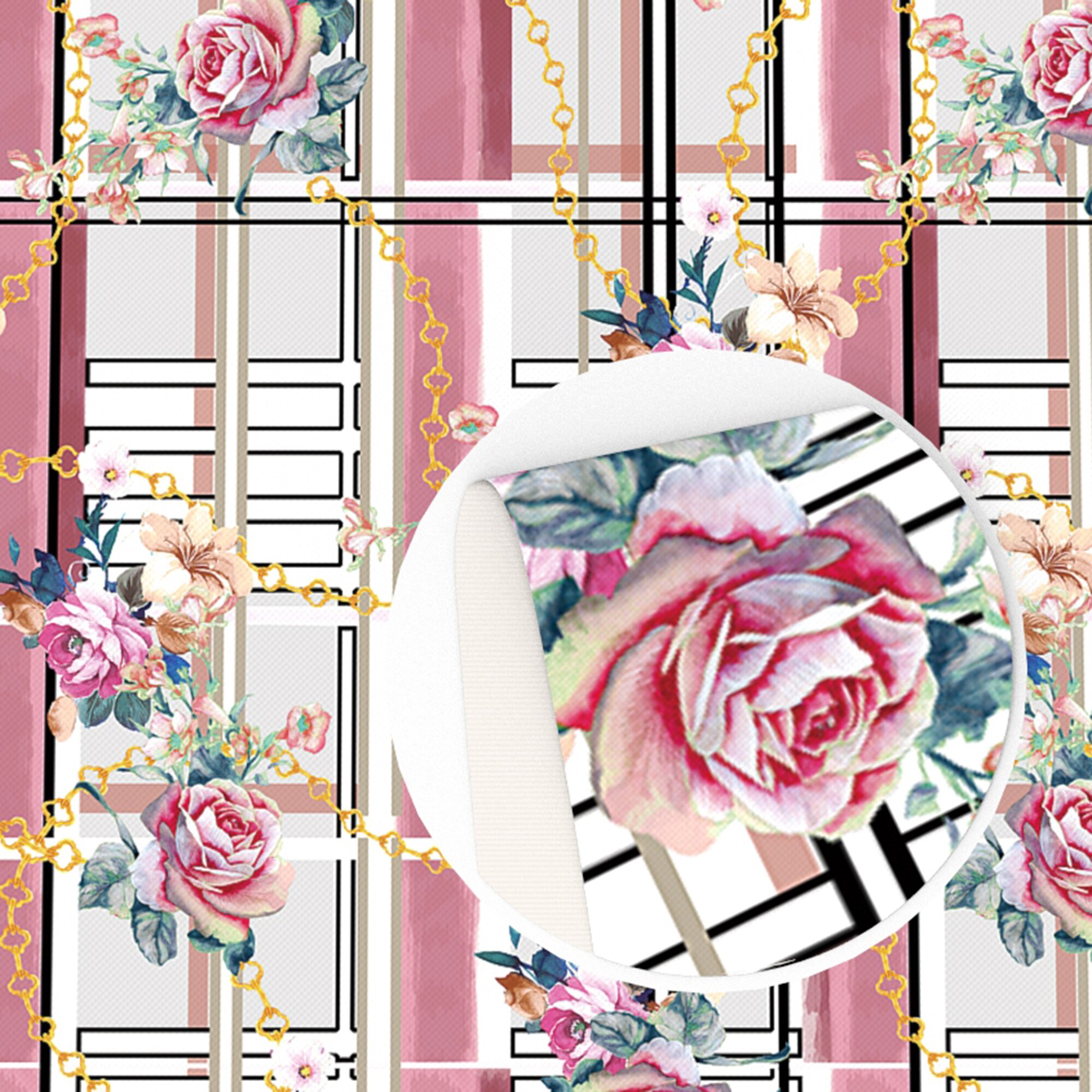 Flower Series Faux Leather Spring PVC Synthetic Leather A4 size DIY Earrings Bow Bags Material Vinyl Fabric,1Yc16604: 1129784