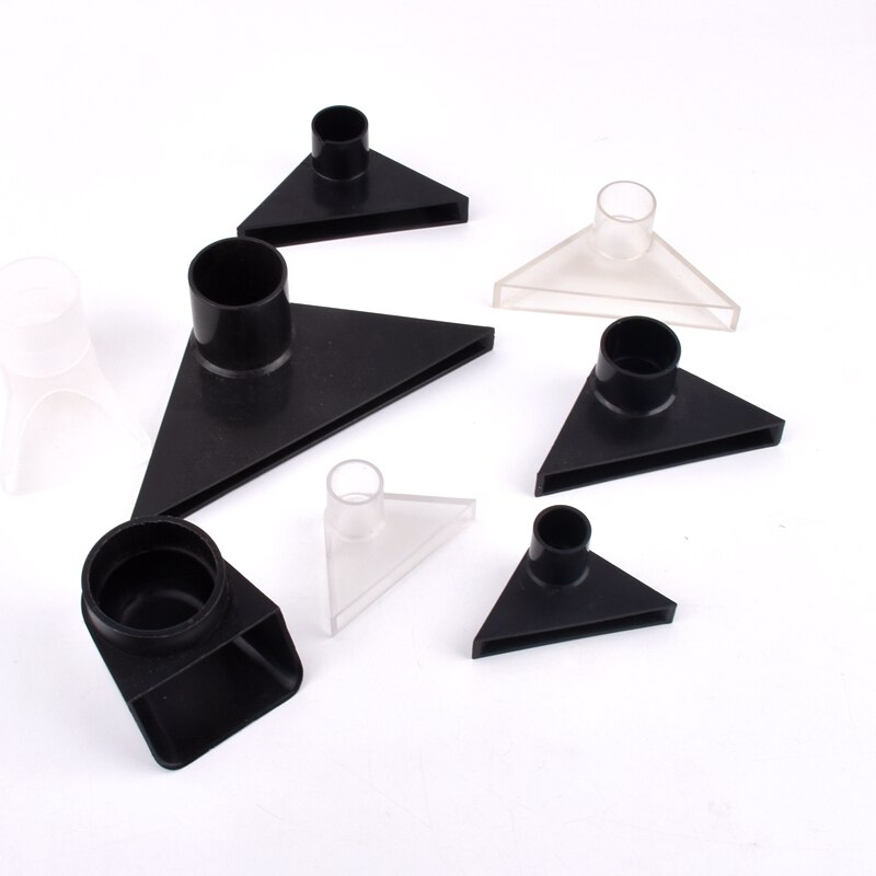 1Pc Aquarium Fish Tank Eendenbek Sprinkler Universele Verstelbare Water Output Driehoek Sprinklers Tuin Waterleiding Connector