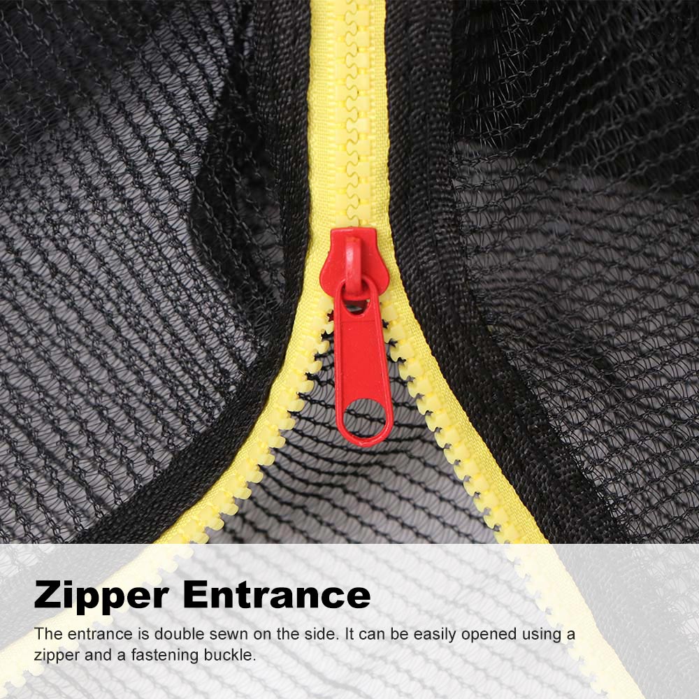 Universal Trampoline Enclosure Net Fence Replacement Durable Safety Mesh Netting suit for 6/8/10-Feet Trampoline Accessories