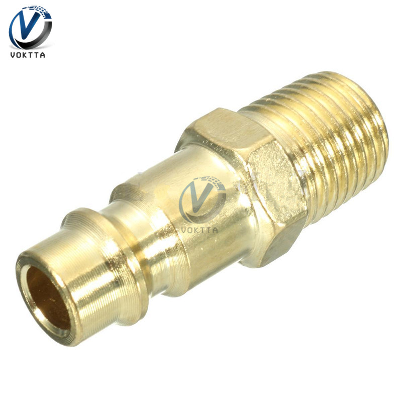 1 stücke 1/4 BSP Euro Air Linie Schlauch Fitting Kupplung Adapter Gehärtung Stahl Kompressor Stecker Schnell Koppler Zubehör Werkzeug
