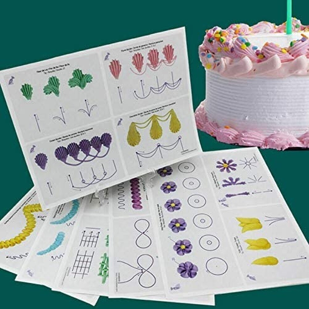 23 Sheet Cake Decorating Praktijk Board Icing Tekening Papier Sugarcraft Mould
