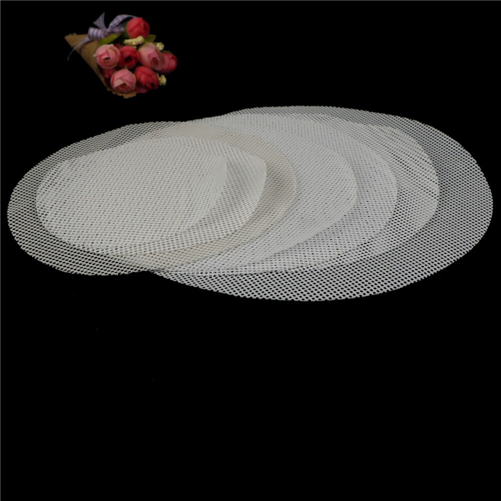 6 Sizes White Silicone Steamer Non-Stick Pad Round Dumplings Mat Steamed Buns Baking Pastry Dim Sum Mesh Cooking Case