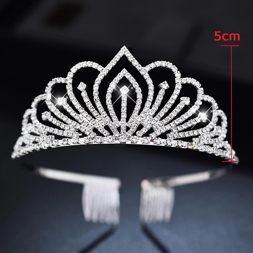 AINAMEISI Rhinestone tiary ślubne opaski do włosów akcesoria kryształowe korony dla kobiet dziewczynki kwiatowe ślubne peruki imprezowe biżuteria