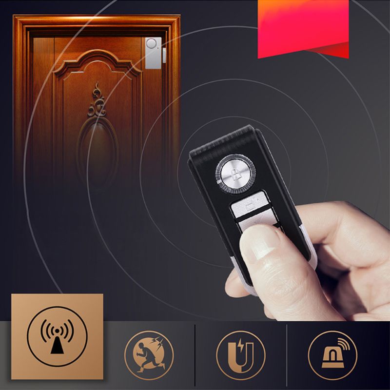 Wireless Door Alarm AntiTheft Burglar Alert Warning Alarm System Magnetic Sensor M3GD