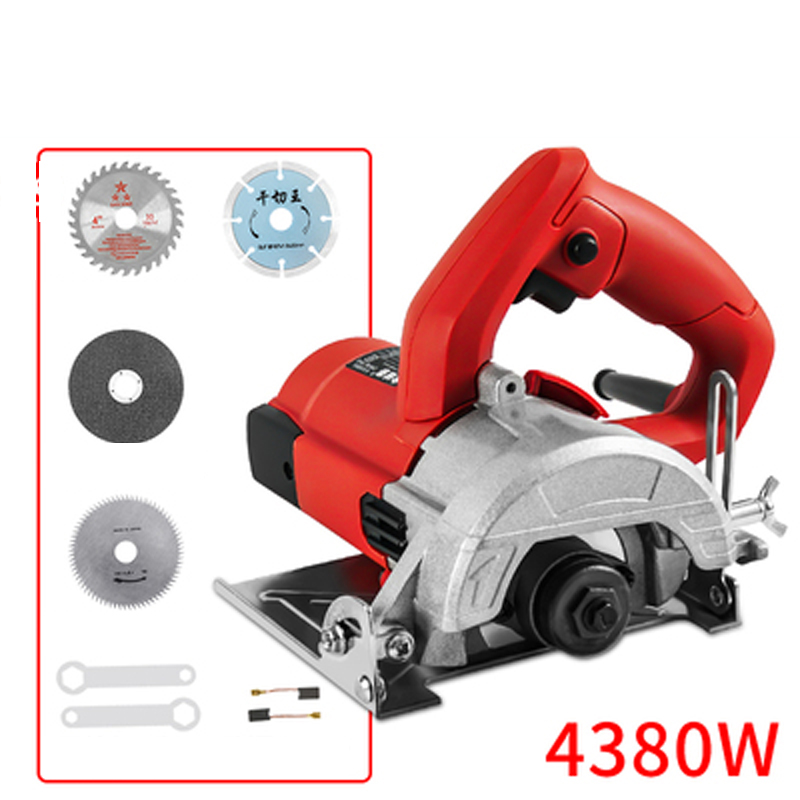 Cortadora eléctrica de alta potencia, cortadora multifuncional de cerámica, piedra, Metal, mármol, motosierra para carpintería, 220V: B