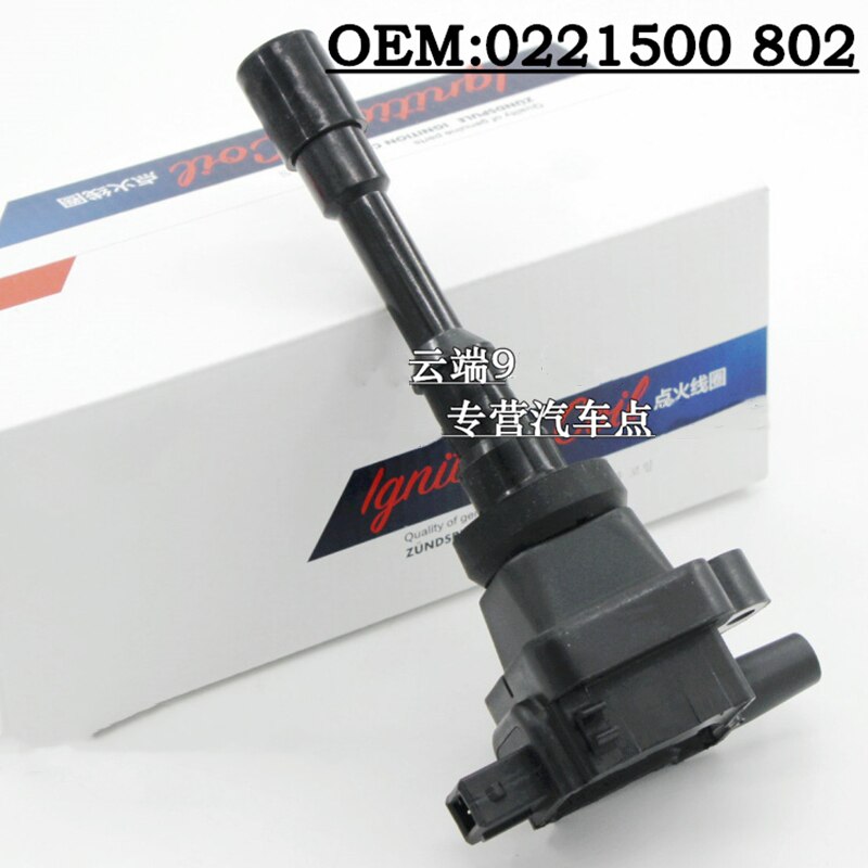 Bobina de encendido del motor para Zotye /5008/T600/Z300/SR7/Z500/Z560/Domy X5 0221500802