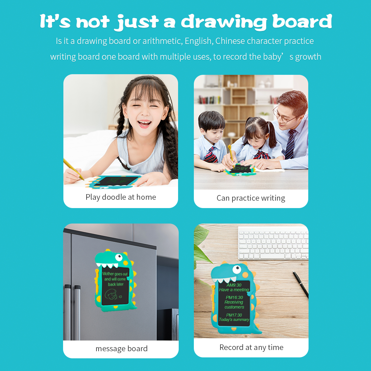 Cartoon Electronic Drawing Board LCD Screen Writing Tablet Digital Graphic Drawing Tablets Electronic Handwriting Pad Board+Pen