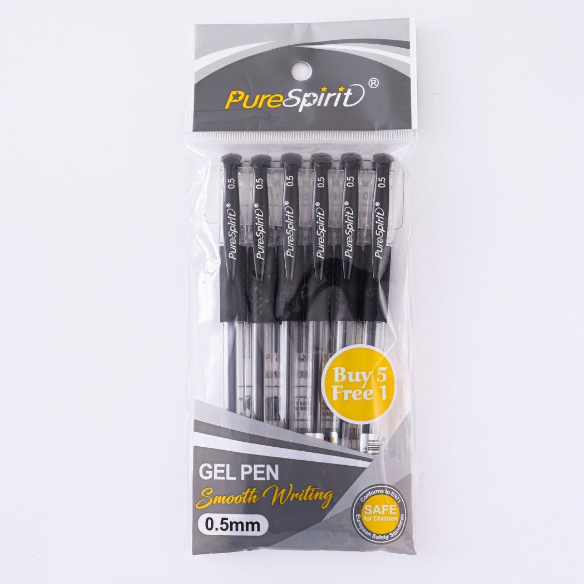 6pcs Gel Pen Set School Supplies Black Blue Red Ink Color 0.5/0.7mm Ballpoint Pen for Students Writing Tool Office Stationery