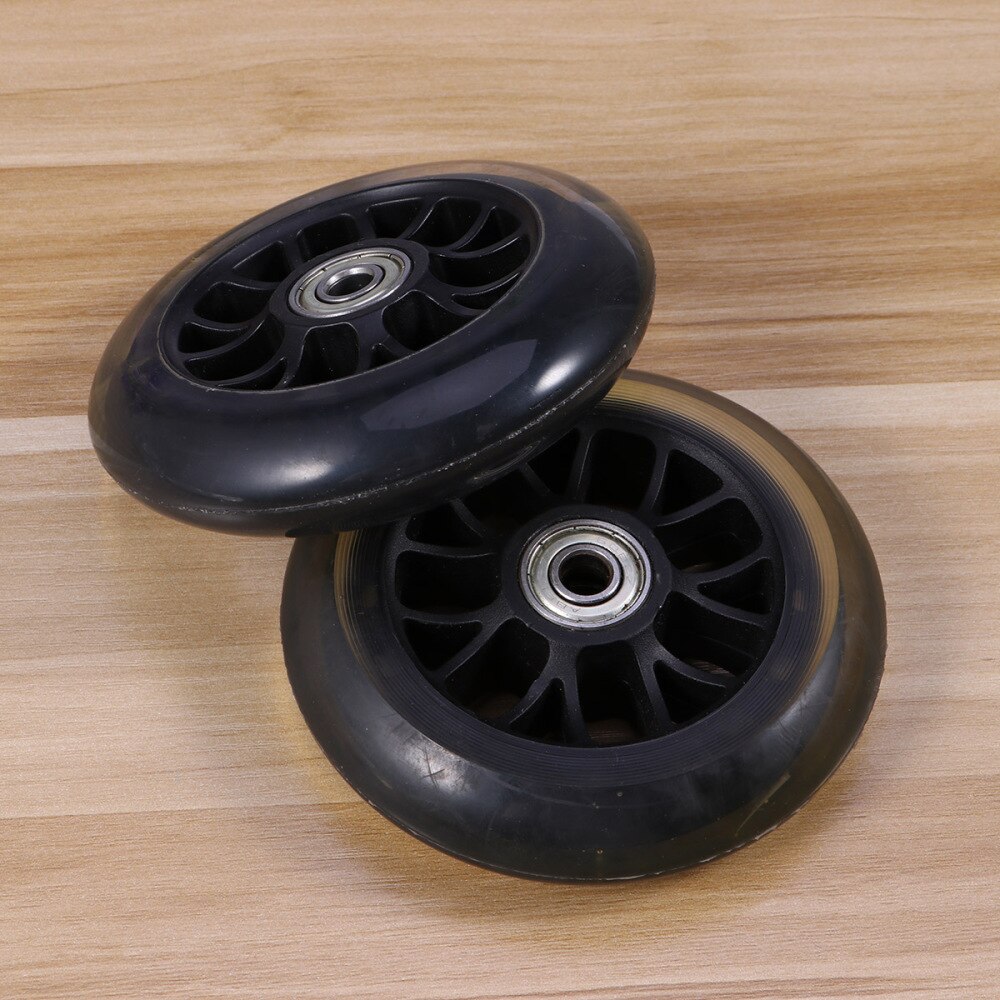 1 Pair Scooter Wheels Practical Mute Replacement Wheels for Suitcase Baby Swing Car Luggage: Default Title