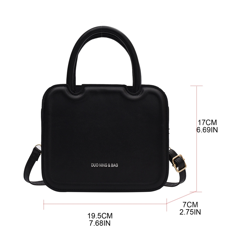 Square Shopping Shoulder Crossbody Bags for Women Adjustable Alloy Strap Girls Shopping Dating Purses and Handbags