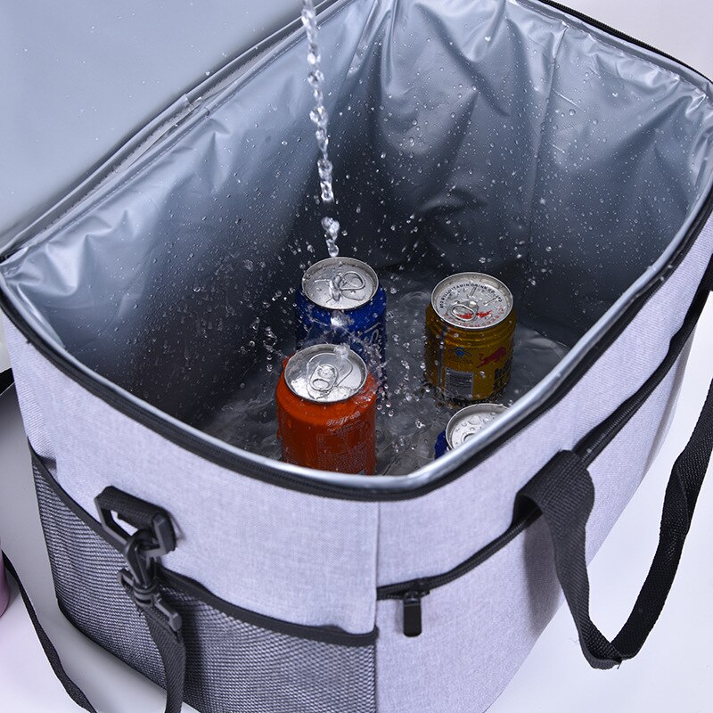 Borsa isolante per Picnic borsa da picnic per viaggi all'aperto borsa isolante impermeabile e di grande capacità