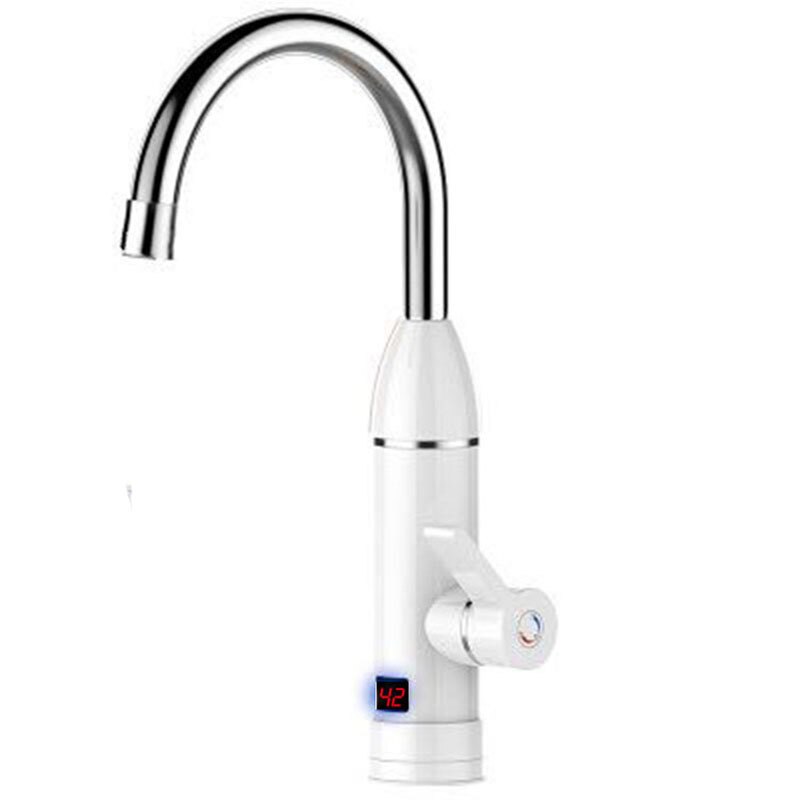 Electric Kitchen Instant Heating Faucet Heater Cold Dual-use Tankless Water Quickly Heating Tap Shower With LED Display