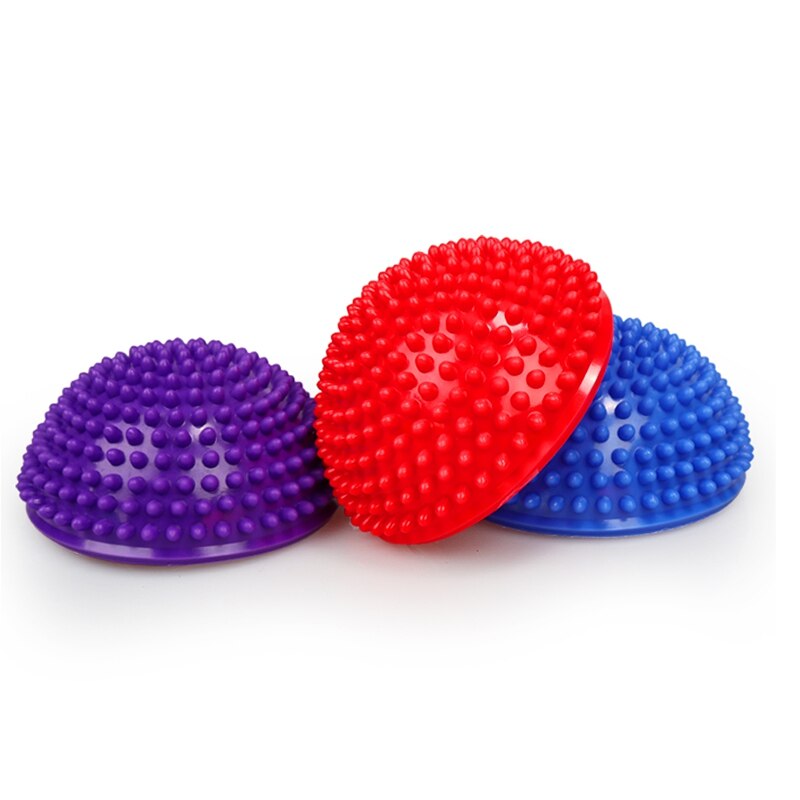 Inflatable Half Sphere Yoga Balls PVC Mage Exercises Trainer Balancing Ball for Gym Pilates Sport Fitness