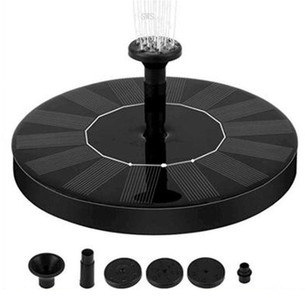 Solar water pump for floating outdoor pool running water floating fountain Garden Fountain Pool Watering Pond Solar Pump: Default Title