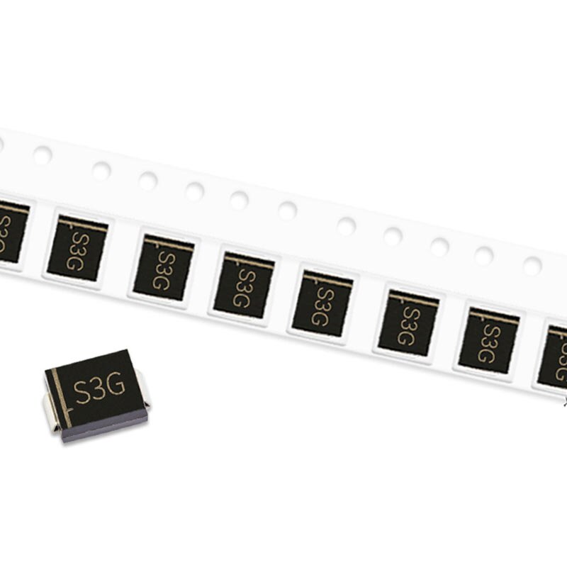 50Pcs Smd Gelijkrichter Diode SK56 SK54 SK34 S35 S3M 3A 50V 100V 200V 400V 600V 800V 1000V Elektronische Componenten Diy Smc DO-214AB