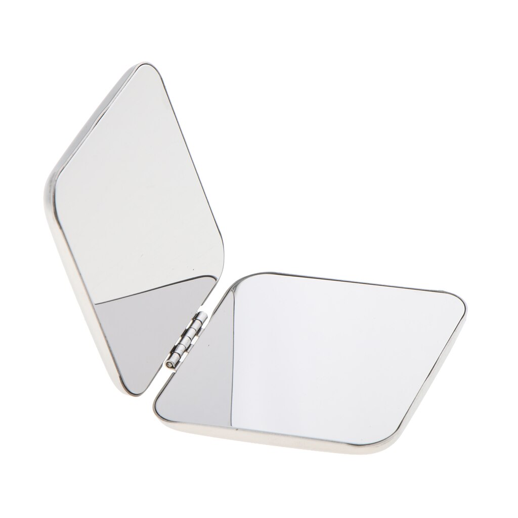 Premium Square Mini Square Compact FULL STAINLESS STEEL Cosmetic