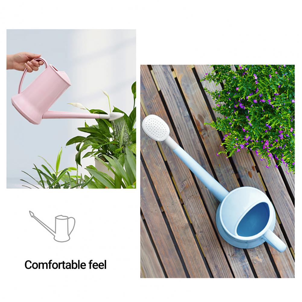 2L Große Kapazität Verlängerung Gießkanne Handheld Kunststoff Gartenarbeit Blume Bewässerung sprühen Abnehmbare Düse Haushalt Liefert