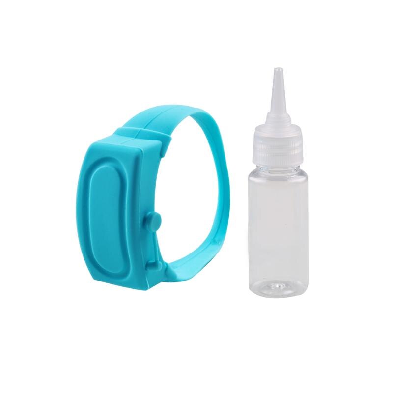 Portable Wristband Hand Dispenser Hand Sanitizer Dispensing Silica gel Wearable Dispenser Pumps Disinfecta Wristbands Hand Band: L