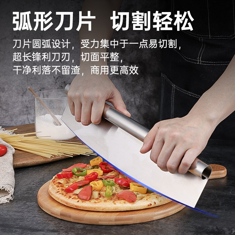 Aixingru-Schaukel-Pizza messer Gerät-setzt, Fahrrad-Rund messer, Utensilien, Bäckerei zubehör, Küchen werkzeuge aus Metall