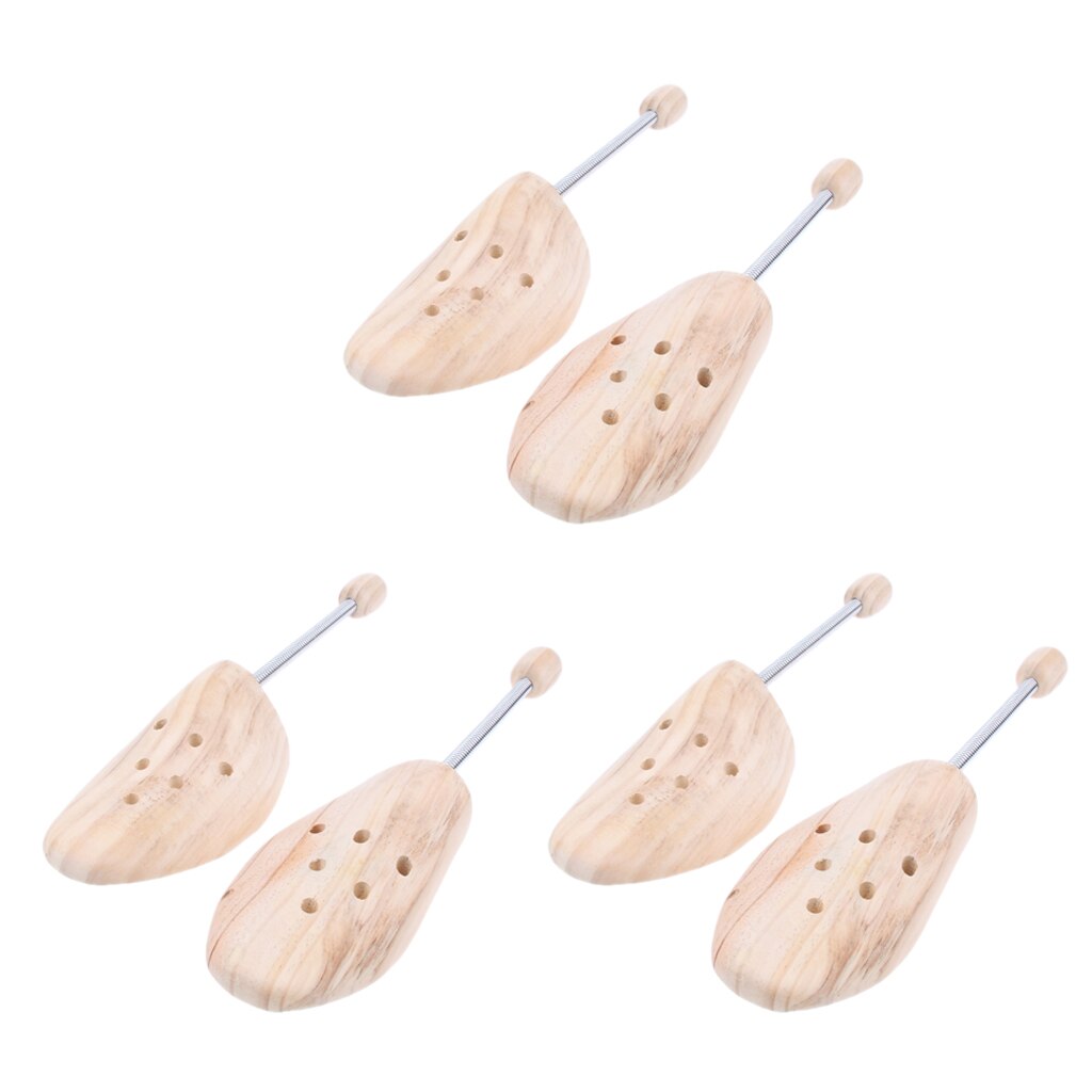 3 par spiralfjær skoformere båre sedertre sko tre unisex medium