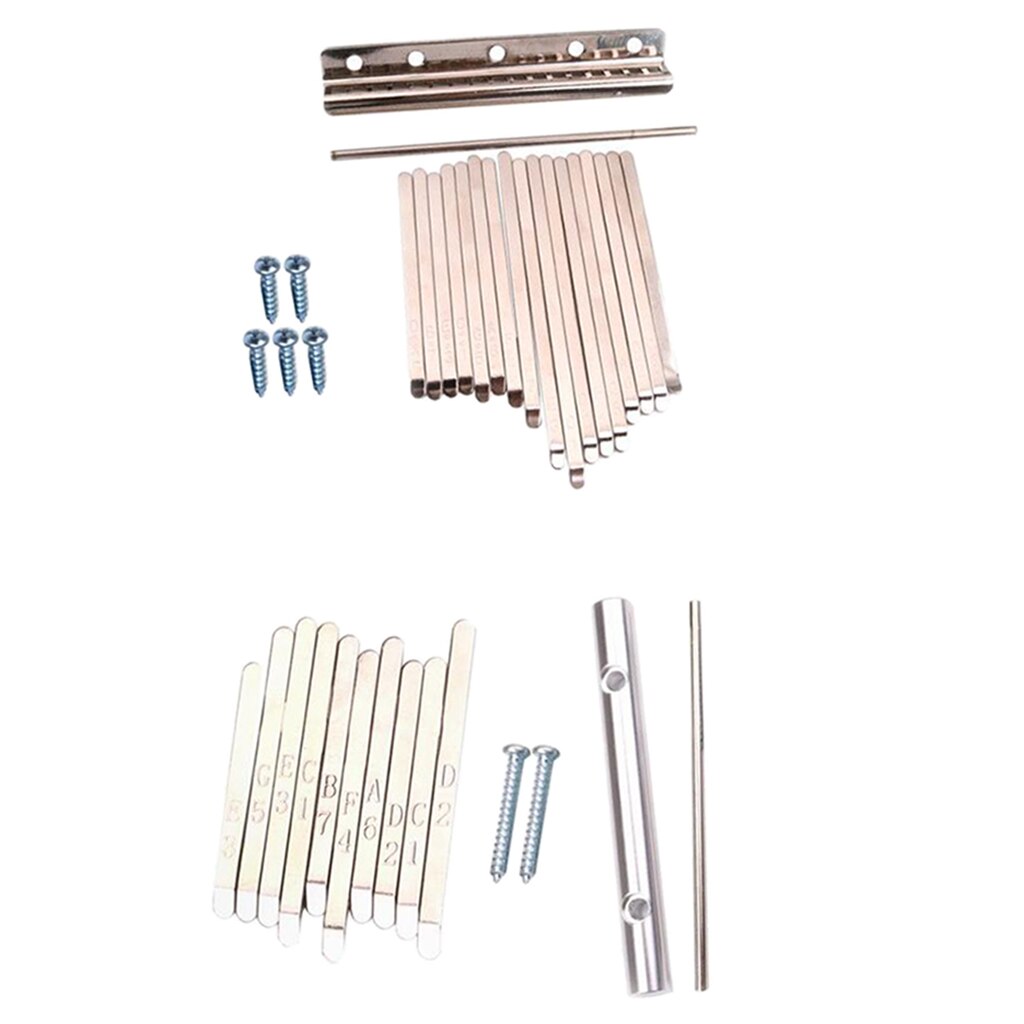 17 Note + 10 Note Kalimba Thumb Piano Keys African Kalimba Mbira Keys Set