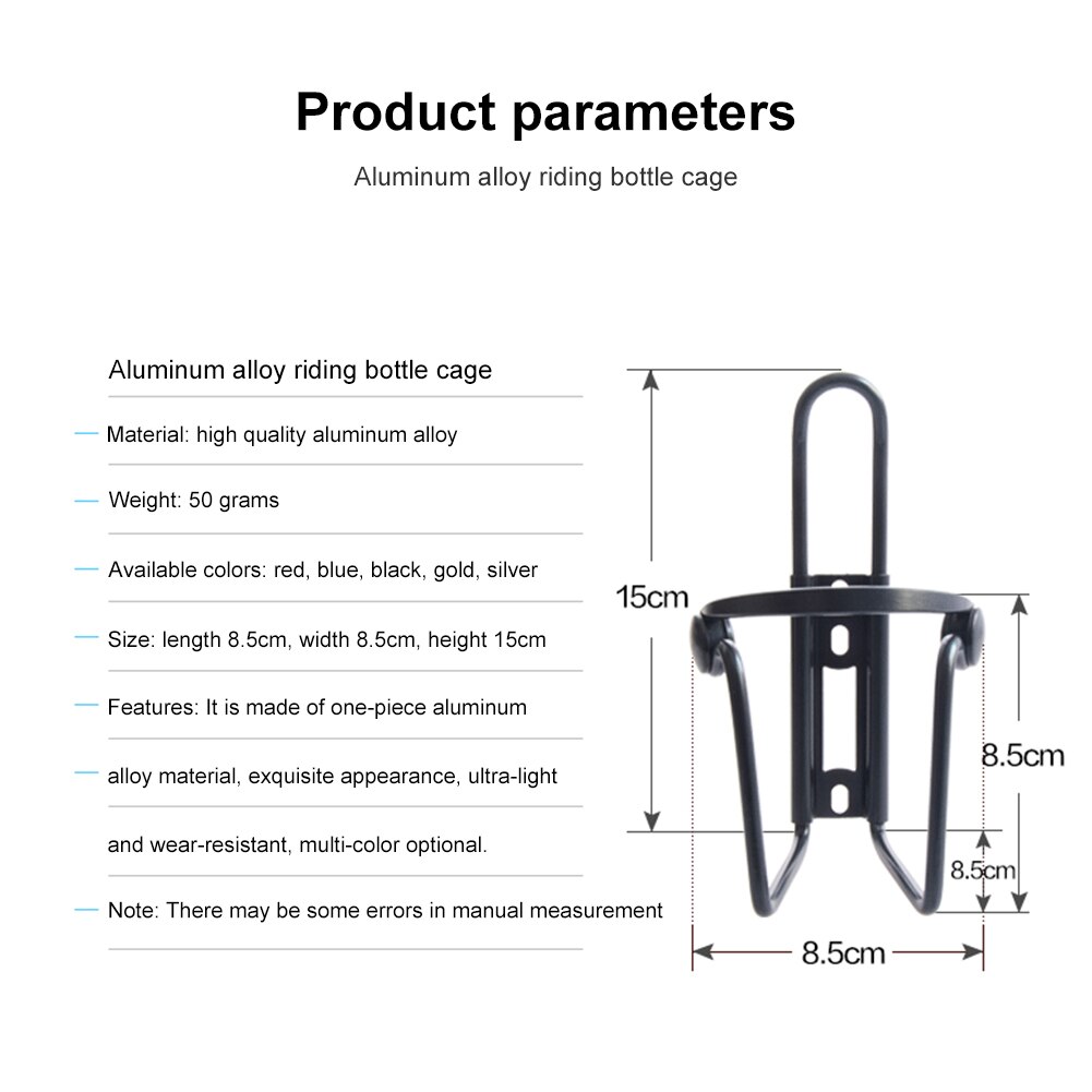 1Pcs Volledige 4 Kleuren Aluminium Fiets Bidonhouder Mtb Racefiets Fles Houder Ultra Licht Cyclus apparatuur Matte/Li