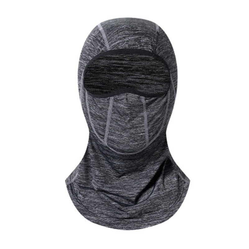1pc Solid Breathable Summer Cool Balaclava Face Mouth Mask Man Women Unisex Outdoor Cycling Mask Black Mask Mouth Head Cover