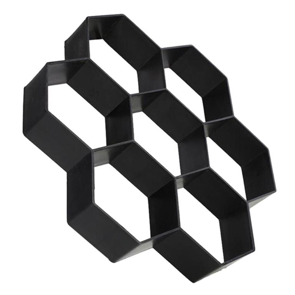 30Cm X 30Cm Hexagon Handleiding Bestrating Cement Baksteen Beton Bestrating Tuin Gangpad Mold Path Diy Maker