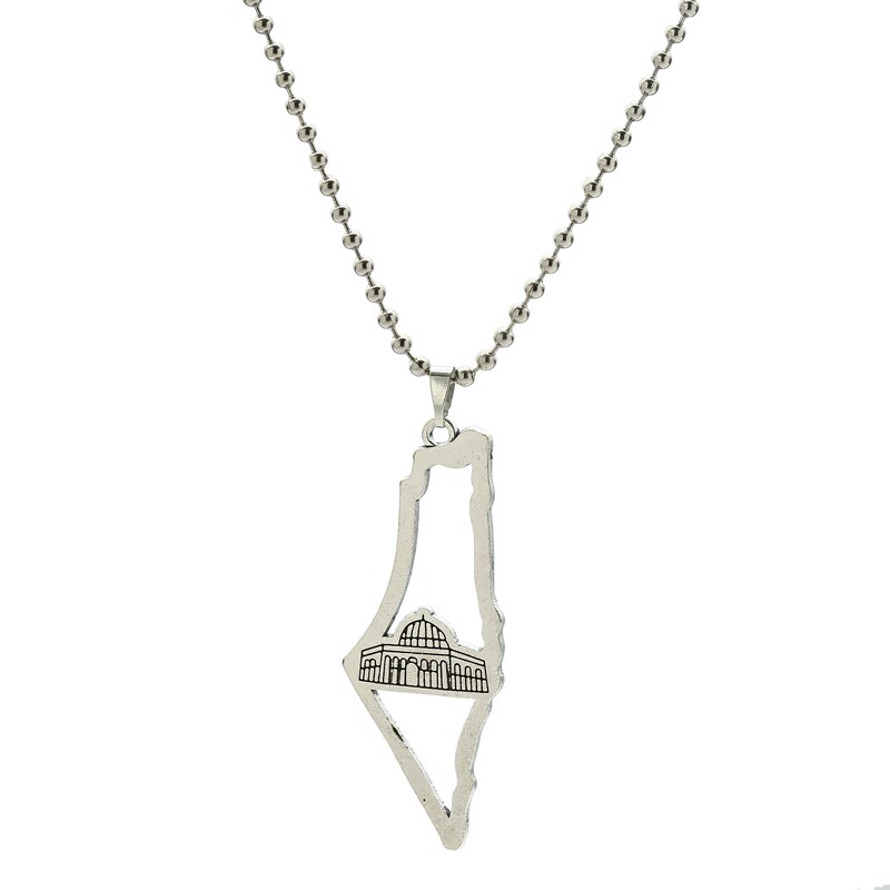 1 stücke Jahrgang Silber Farbe Haus knapp Legierung Anhänger Halskette für unisex Perlen Kette Halskette Schmuck: Stil 3