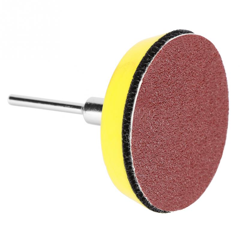 Discos de lija rojos de carburo de silicio, forma redonda, 2 pulgadas, grano 100 240 600 800 1000 2000, 60 uds.