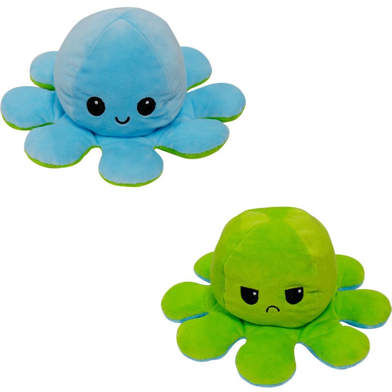 Plüsch Puppe Plüsch Tiere Zwei-seitige Weiche Simulation FlipToy Verschiedenen Seiten Zu Zeigen Verschiedene Stimmungen Plüsch Spielzeug Für kinder: G
