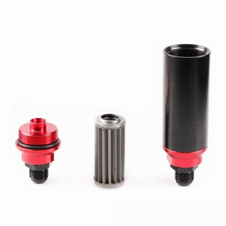 Car Modified Universal 44MM Oil Fuel Filter Oil Filter Element Filter Connector AN6 AN8 AN10