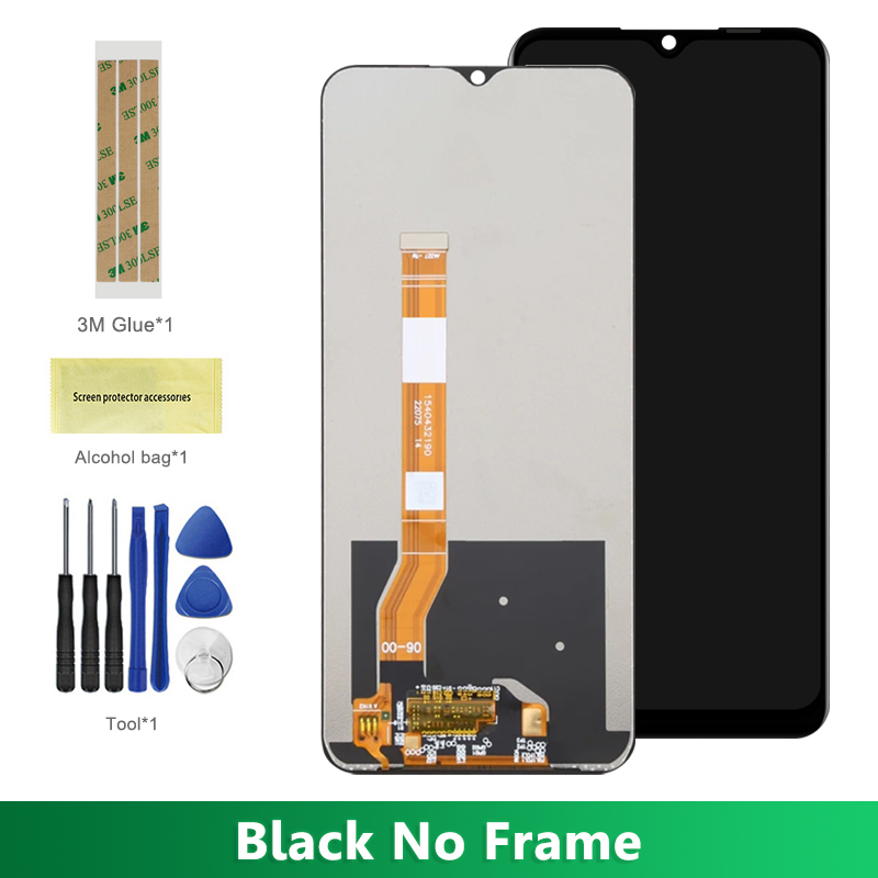 Pantalla LCD de 6,56 pulgadas para OPPO A78 5G con marco de pantalla táctil CPH2483 CPH2495 piezas de repuesto de Panel: Blue Lotus