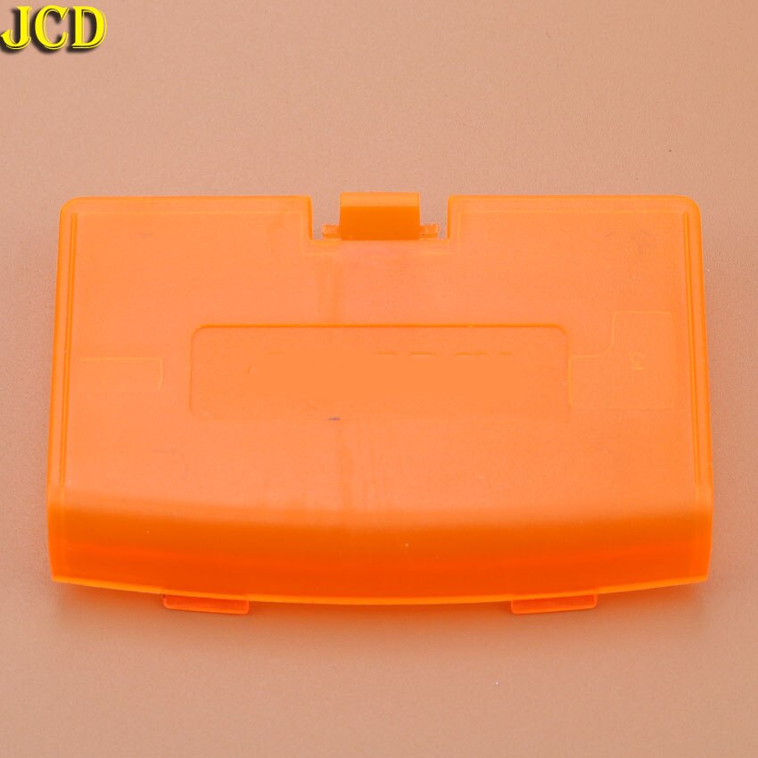 JCD-Tapa de batería de repuesto para consola GBA, 1 Uds.: Transparent orange