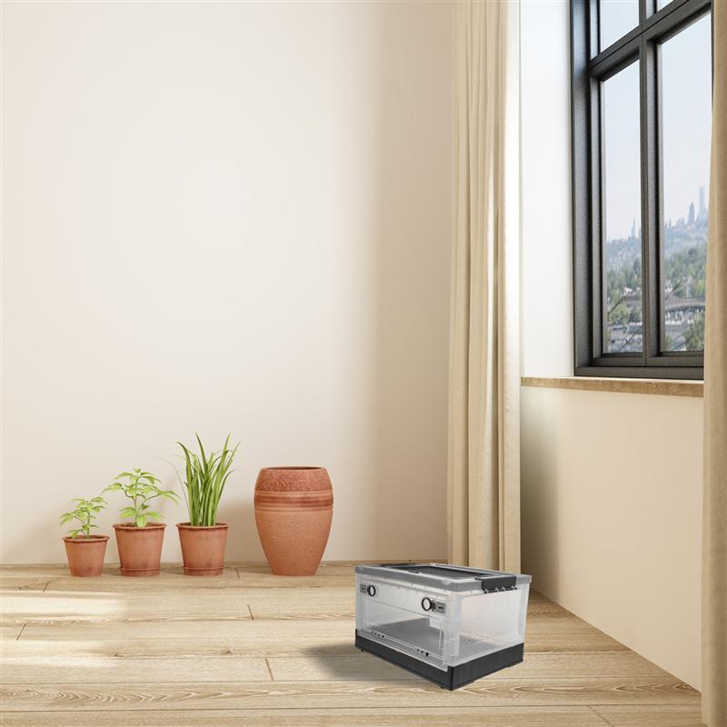1 Set Transparent Plastic Hamster House Large Reptile Terrarium Box Foldable Hamster Cage Breeding Box For Cold Blood Animals