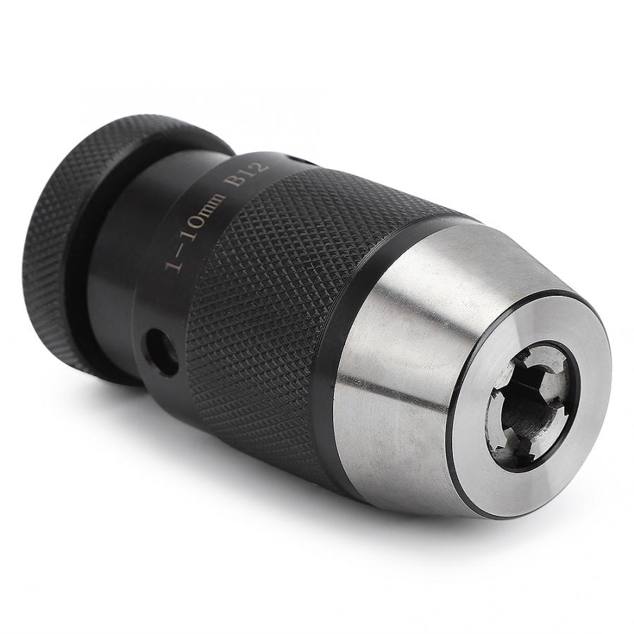 B12 Self Tighten Drill Chuck Milling Machine Automatic Locking Drill Chuck CNC Lathe Parts Tool