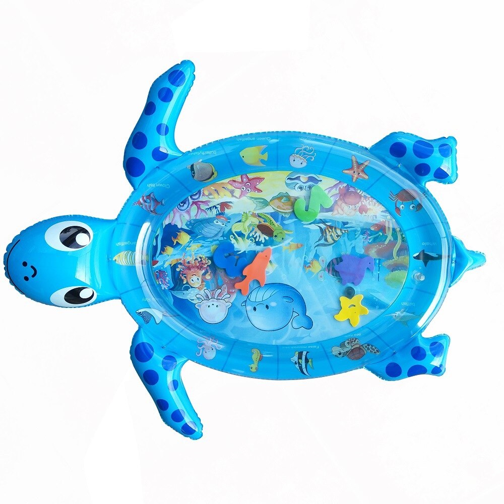 Tapis d&#39;eau gonflable pour bébé, tapis de jeu pour bébé, coussin rampant, jouets de plage et de piscine