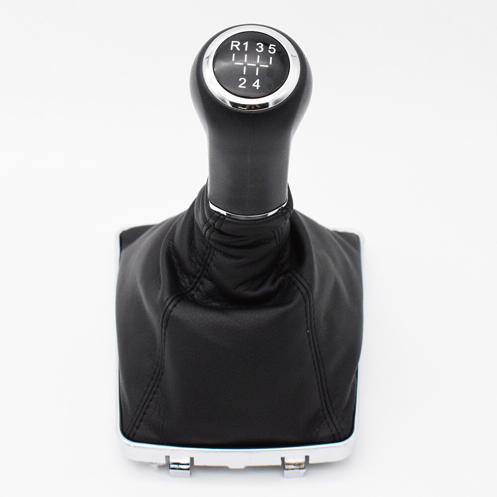 5/6 Speed Car Gear Shift Knob Lever Stick Gaitor Boot Cover For Opel/Vauxhall Astra III H 2005 2006 2007: 5 speed